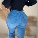 Luxxy High Waist Mom Jeans