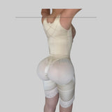 Hourglass Curvy Faja – Mid-Thigh with Zipper (Stage 2)