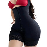 FAJA CORTA- TIRA ANCHA RELOJ CORTO DE ARENA /SHORT GIRDLE WIDE STRAP- BLACK