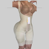 Hourglass Curvy Faja – Mid-Thigh with Zipper (Stage 2)