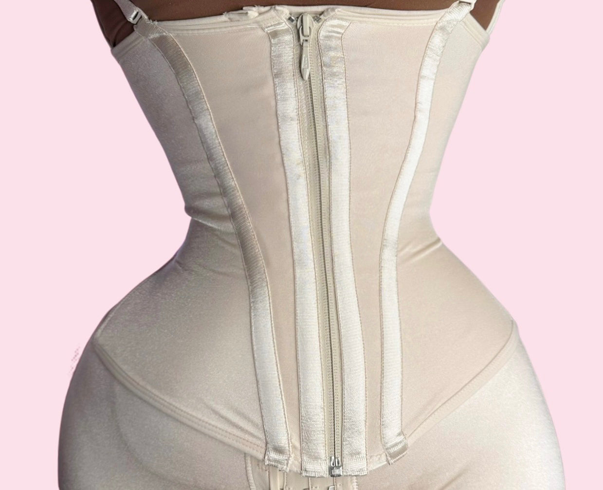 Premium colombian corset/Waist trainer - BEIGE – Fit Doll Collection