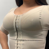 Long Sleeve Shaping Blouse - covered chest '